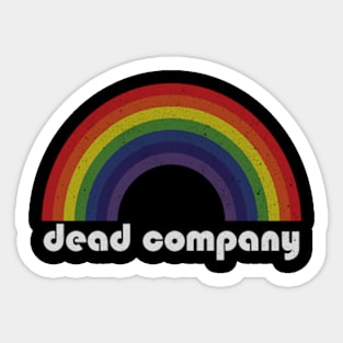 Dead Company | Rainbow Vintage Sticker